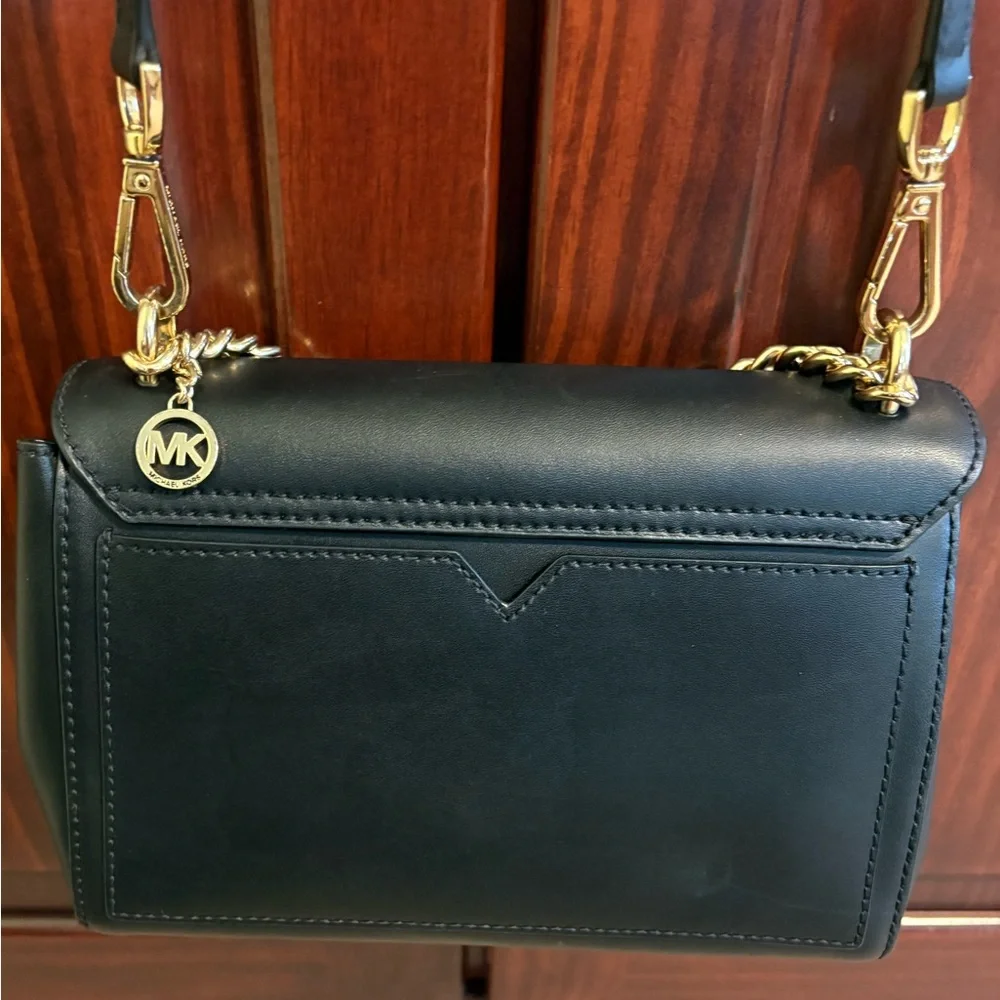 Michael Kors Lita Crossbody with Gold Accent - Removable Strap - Picture 15 of 16